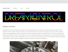 Tablet Screenshot of dream-control.com